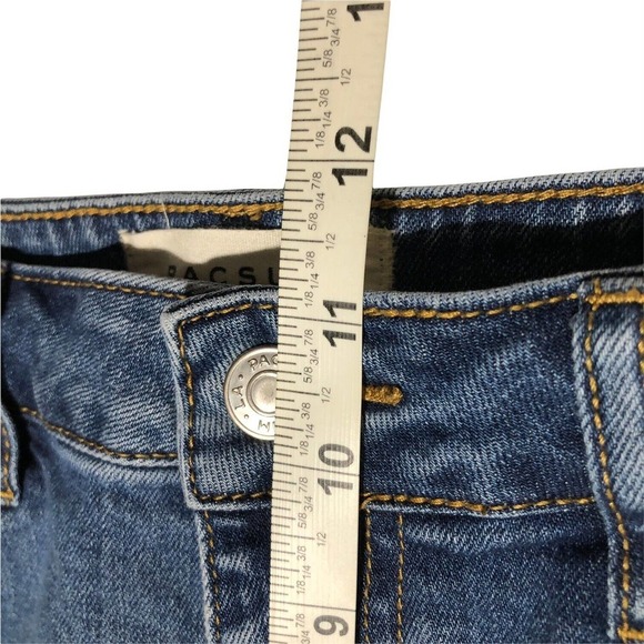 Pacsun Los Angeles Mom Jean Womens Size 28 Blue Denim High Waisted Pants - Picture 8 of 10